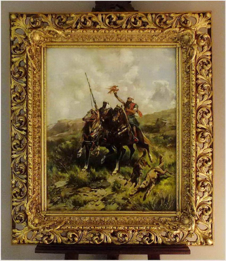 Orientalizm w Malarstwie! Beduińscy Jeźdźcy - John Lewis Shonborn (1855 - 1931)