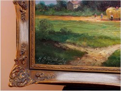 SIANOKOSY NAD JEZIOREM CHIEMSEE ~ HELMUT STADELHOFER ur.1914r 