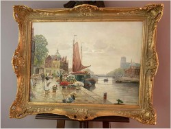 Polecamy Arcydzieło! Targ Kwiatowy w Amsterdamie - F. Max RICHTER-REICH (1896-1950)