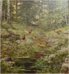 ORYGINAŁ! BAŻANTY I KUROPATWY - Georg Majewicz (1897 - 1965, Niemcy)