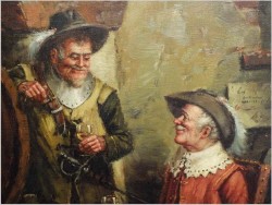 MALARSTWO AUKCYJNE! DEGUSTACJA WINA! org HEIN VAN DOREN ur. 1930r (ROZMIAR XXL)