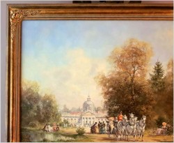 Malarstwo Rokoko! Dworska Scena Parkowa - Herbert Isenberg *1930