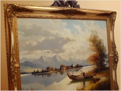 PIĘKNE JEZIORO CHIEMSEE ~ HELMUT STADELHOFER (1914- 1979)