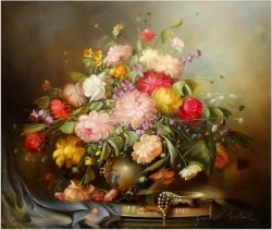 BUKIET KWIATÓW - GERHARD MERFORT *1927