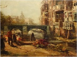 TARG KWIATOWY W AMSTERDAMIE! DICKMEIS GERHARD (Heinsberg 1918 – 1978 Jülich)
