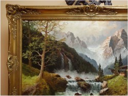 WODOSPADY, IM ÖTZTAL ~GUSTAW WEISS/GUWE (108cmx78cm)