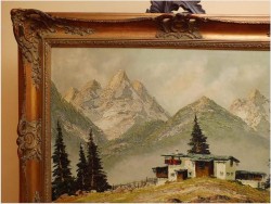 POLECAMY! KRAJOBRAZ ALPEJSKI -  WOLFGANG HEINZ UNGER *1929