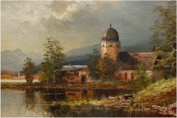 Stranbergersee - Gustaw Weiss/Guwe (118cmx68cm)