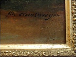 CHRYSANTHEMEN IN VASE - Klaus Clausmeyer  (* 1887 in München; † 11. März 1968 in Düsseldorf)