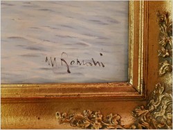 Marynistyka! Rybacy u Wybrzeży Capri - Maurice Romani (*1925 Italy)