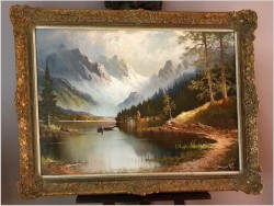 Widok na jezioro Urnersee  - Gustaw Weiss/Guwe XXL