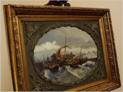 MEGA RARYTAS! STARA MUZEALNA MARYNISTYKA - HENRIK WILLEM MESDAG (1831-1915)
