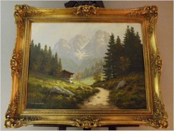 WILDER KAISER, TIROL IN ÖSTERREICH - sygn, LEIDNER XXw.