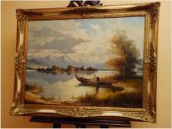 PIĘKNE JEZIORO CHIEMSEE ~ HELMUT STADELHOFER (1914- 1979)