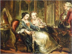 WYJĄTKOWY OBRAZ ROKOKO! - BENNETT, Frank Moss (1874-1952)