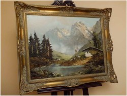 UNIKAT ! WILDER KAISER - ORYGINALNY HERBERT UERPMANN (1911-1996r.)