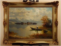 JEZIORO CHIEMSEE ~ HELMUT STADELHOFER (1914- 1979)