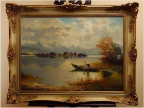 JEZIORO CHIEMSEE ~ HELMUT STADELHOFER (1914- 1979)