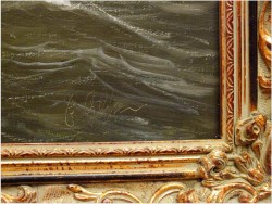 PAŁACOWE MALARSTWO MARYNISTYCZNE - ERNST ALSEN (1920 - 1989)