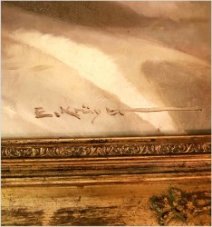 Wyjątkowy Obraz Olejny! Piękne Herbaciane Dalie w Wazonie - Oryg. Erich Krüger *1897r.