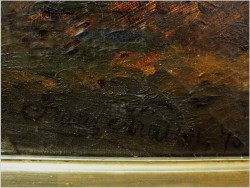 POLECAMY MUZEALNY OBRAZ! MOTYW DUNAJU Z WIDOKIEM NA PASSAU - FRANZ EMIL KRAUSE (1836-1900)