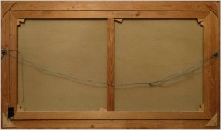 Na rozlewiskach! Wielki stary obraz olejny - Oryg. Georg Kuboth (Schlesien, Śląsk 1916-2004) 135cm x 75cm