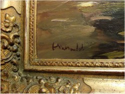 OCZEKIWANIE NA BRZEGU MORZA - Harry Haerendel (1896 - 1991)