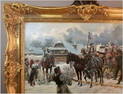 Polecamy! Brama Weselna w Zimowej Scenie - Piotr C. Stojanow (Bulgarisch, 1857-1957)