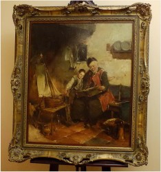 MALARSTWO RODZAJOWE! DICKMEIS GERHARD (1918-1978r.)