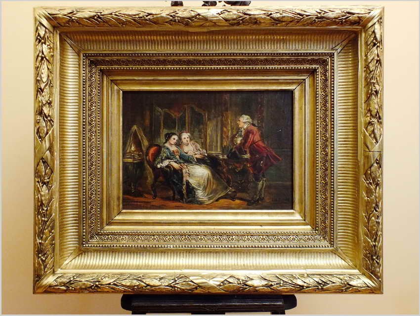 WYJĄTKOWY OBRAZ ROKOKO! - BENNETT, Frank Moss (1874-1952)