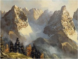 PIĘKNE DOLOMITY, MONTE CRISTALLO - J.E.LEMKE (*1916 Falkenberg)