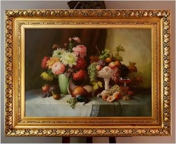 Pałacowa Martwa Natura z Bażantem - A. Höppner XIXw.