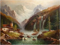 WODOSPADY ~ GUSTAW WEISS/GUWE (118cmx88cm)