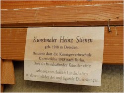 PRZEJAŻDŻKA SANIAMI ZIMĄ - HEINZ STIENEN *1918 DRESDEN