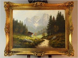 WILDER KAISER, TIROL IN ÖSTERREICH - sygn, LEIDNER XXw.