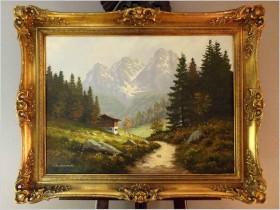 WILDER KAISER, TIROL IN ÖSTERREICH - sygn, LEIDNER XXw.