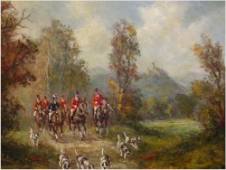 POLECAMY! WYJAZD NA POLOWANIE - WLADIMIR GRECHOW (*1917 IN MOSCOW)