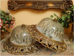 KOMPLET PAŁACOWYCH HISZPAŃSKICH PLAFONÓW (CENA ZA 2SZT.)