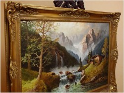 WODOSPADY, IM ÖTZTAL ~GUSTAW WEISS/GUWE (108cmx78cm)