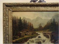 OBRAZ Z OKRESU ROMANTYZMU NIEMIECKIEGO - AUTOR NIEZNANY 1870 ROK