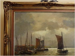 POLECAMY MARYNISTYKĘ! ŁODZIE ŻAGLOWE NA MORZU - E.R. SCHÜRMANN *1898