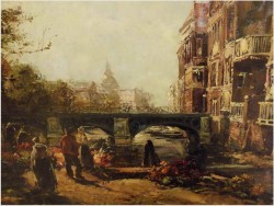 TARG KWIATOWY W AMSTERDAMIE! DICKMEIS GERHARD (Heinsberg 1918 – 1978 Jülich)