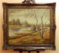 PIĘKNY KRAJOBRAZ - FRANZ VON BETTERAY (112x102cm)