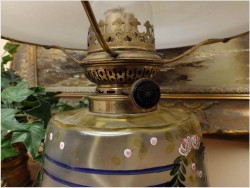 STARA LAMPA NAFTOWA - CARL KNEUSEL ZEULENRODA XIXw.