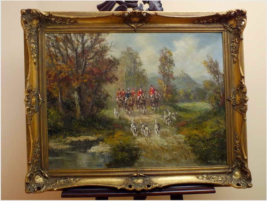 POLECAMY! WYJAZD NA POLOWANIE - WLADIMIR GRECHOW (*1917 IN MOSCOW)