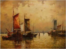 RYBACY NA WENECKIEJ LAGUNIE ~ Carol Spree ur.1907r