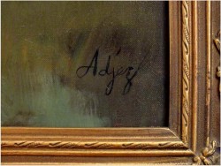 RARYTAS! KWIATY W NIEBIESKIM  WAZONIE ~ Prof.Adjez BAHMAN (1941)