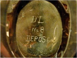 Sygnowany francuski mosiężny listownik do biura!