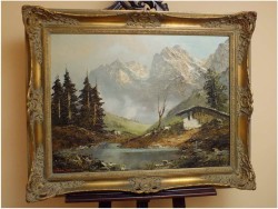 UNIKAT ! WILDER KAISER - ORYGINALNY HERBERT UERPMANN (1911-1996r.)