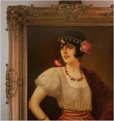 Godny Uwagi w Stylu Art Déco, Południowa Piękność - Anton Kaulbach (1864-1930)